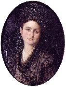 Ignacio Pinazo Camarlench Retrato de Dona Teresa Martinez, esposa del pintor oil painting artist